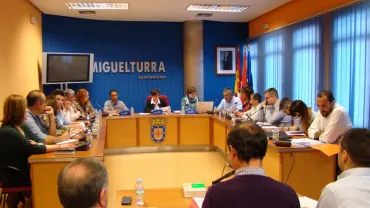 Imagen de archivo del Pleno Municipal de Miguelturra, abril de 2017