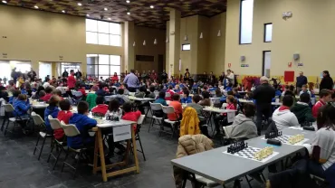imagen de la jornada de ajedrez en Miguelturra, 2019-01-27, fuente imagen Club Ajedrez Miguelturra