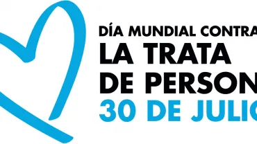 imagen del logo del día mundial contra la trata