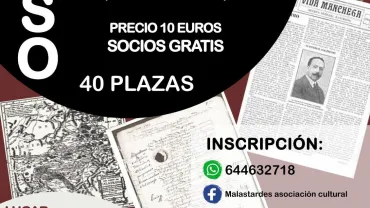 imagen cartel anunciador curso Malastardes, febrero de 2020