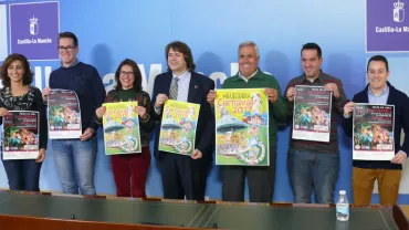 imagen de autoridades presentando los actos del Pre-Carnaval de Miguelturra 2017