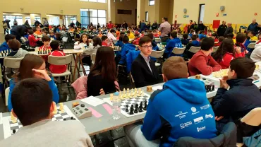 imagen de la primera jornada del Campeonato Provincial de Ajedrez, 19 enero 2020, imagen del Club Ajedrez Miguelturra