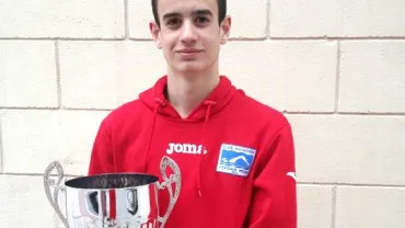 imagen del nadador miguelturreño Álvaro García Gómez, mayo 2018