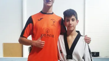 imagen de los hermanos Sergio y Álvaro Ruiz López, noviembre 2015