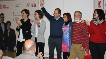 imagen de Ana María Martínez en el mitin de Miguelturra, diciembre 2015