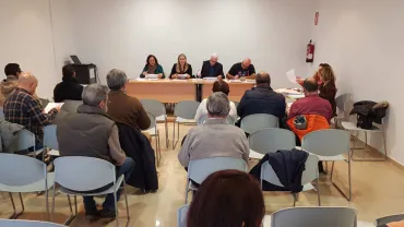 imagen asamblea de la Asociación para el Desarrollo del Campo de Calatrava, diciembre 2018, fuente imagen Gabinete Prensa Multimedia