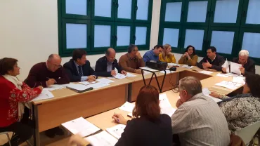 imagen de la Junta Directiva de la Asociación para el Desarrollo del Campo de Calatrava, noviembre 2018