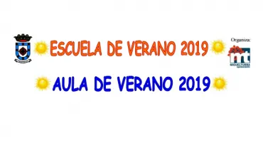 imagen alusiva al Aula y Escuela de Verano 2019 del Ayuntamiento de Miguelturra
