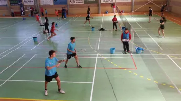 imagen del campeonato de bádminton en Moral de Calatrava, marzo 2016