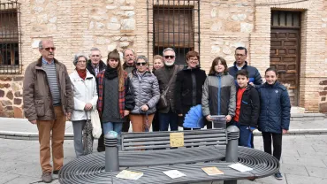 imagen de grupo banco literario de Hilario Rivero, Miguelturra, abril de 2019