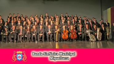 imagen de la Banda Sinfónica Municipal de Miguelturra, febrero 2016