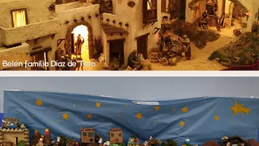 imagen de los belenes ganadores de las dos categorías, enero 2020