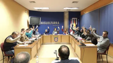 imagen captura pantalla vídeo Pleno Extraordinario 21 de noviembre de 2019 de Miguelturra