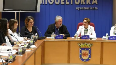 imagen de uno de los frames del vídeo del Pleno Ordinario del 18 de octubre de 2018 del Ayuntamiento de Miguelturra