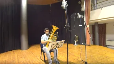 imagen del vídeo presentado por Ángel Antonio Ocaña Moraga para entrar en la EUYO, octubre 2018