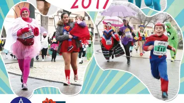 imagen del cartel de la Carrera de Máscaras 2017, diseño Centro de Internet