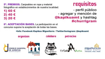 imagen del cartel anunciador concurso Churrigram, ferias y fiestas Miguelturra 2016