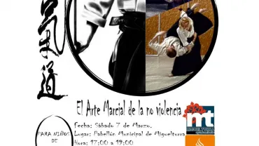 imagen del cartel de la jornada infantil de Aikido, marzo 2020 Miguelturra