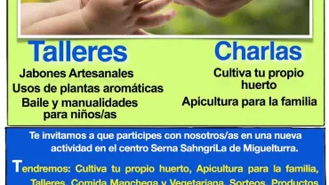 imagen del cartel de las Jornadas Bioculturales Cheritrones, abril 2018