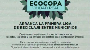 imagen del cartel anunciador del concurso de reciclaje Ecocopa, mayo 2016