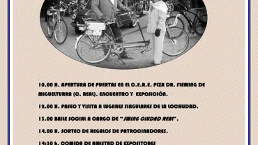 imagen del cartel encuentro bicicletas clásicas Miguelturra, marzo 2018