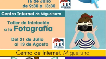 imagen banners de los cursos de verano de informática, julio 2015