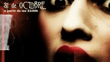 imagen cartel fiesta Halloween los Rocheros, octubre 2015
