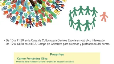 imagen del cartel de la Jornada de educación inclusiva, noviembre 2016