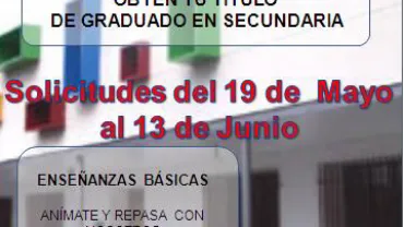imagen cartel matriculación en la Escuela de Personas Adultas de Miguelturra curso 2017-2018