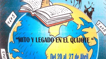 imagen del cartel exposición Mito y Legado en el Quijote