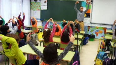 imagen de Javier Cendegui, de Alma Social, durante una de las actividades, enero 2016