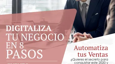 imagen cartel charla sobre digitalización emprearial, marzo 2020