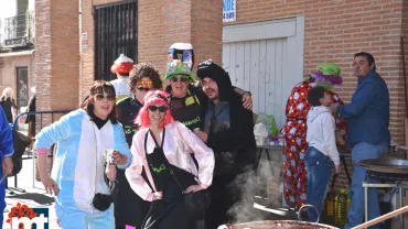 imagen de la chocolatada del domingo 3 de marzo en el Carnaval 2019 de Miguelturra