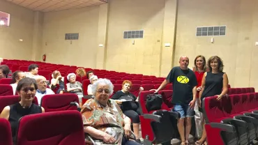 imagen en el Teatro Cine Paz, cine para nuestros mayores, junio 2017
