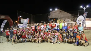 imagen de la clausura del Torneo Voley Playa Miguelturra, agosto 2018