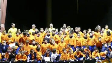imagen clausura del Clínic de Fútbol de Navidad 2016