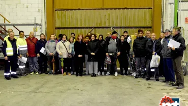 imagen de la visita institucional al nuevo Plan de Empleo, marzo 2020 Miguelturra