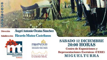 imagen del cartel que publicita el Concierto Extraordinario de Santa Cecilia del 12 de diciembre de 2015