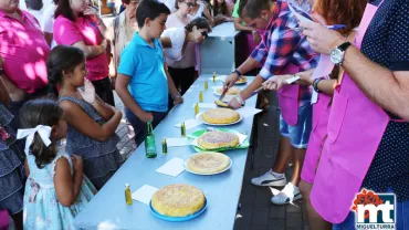 imagen del concurso de tortillas de las ferias 2015 de Miguelturra