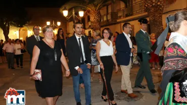 imagen de la Corporación Municipal durante la Procesión de la Virgen de la Estrella, septiembre 2016