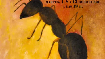 imagen cartel del Corto Cortísmo Miguelturra 2019, diseño de Isabel Gómez y Esmeralda Muñoz