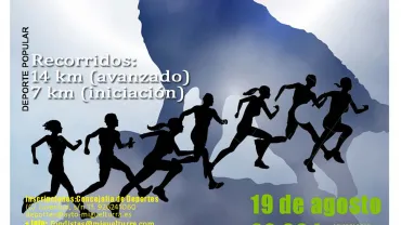 imagen del cartel Cuarta Quedada Nocturna Fondistas Miguelturra, agosto 2016