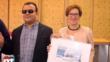 imagen de Lorenzo Villahermosa y Victoria Sobrino durante la rueda de prensa, octubre 2017