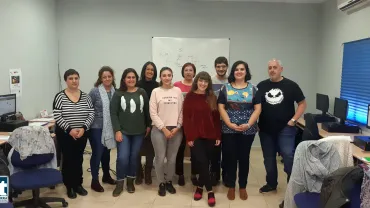 imagen del alumnado y docente del taller de búsqueda de empleo, noviembre 2018, fuente imagen Centro de la Mujer de Miguelturra