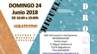 imagen del cartel anunciador del curso gratuito de escalada, junio 2018