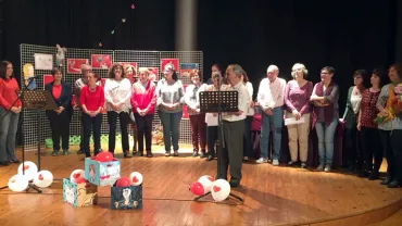 imagen de la sesión del taller de lectura de la Universidad Popular,  mayo 2018