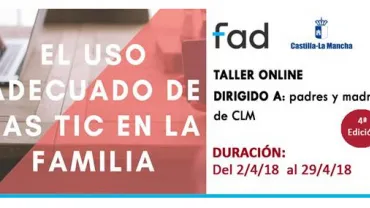 imagen anunciadora del curso del aula virtual sobre tecnologías y comunicación, abril 2018