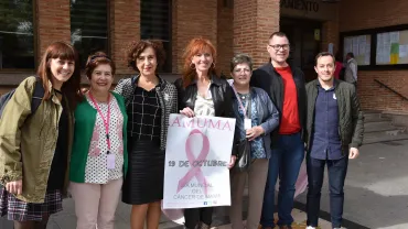 imagen de AMUMA petición para el cáncer de mama, Miguelturra octubre de 2019