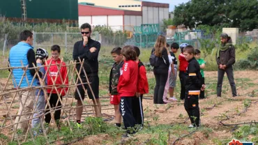 imagen del Día del Medio Ambiente en los huertos agroecológicos, junio 2018