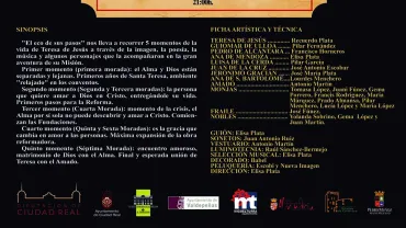 agenda obra de teatro El eco de sus pasos, noviembre 2015